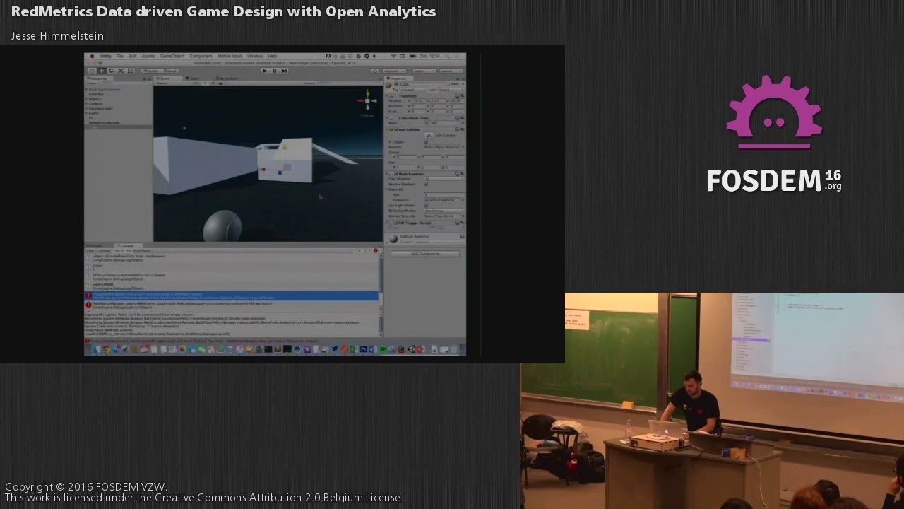 RedMetrics presentation at FOSDEM