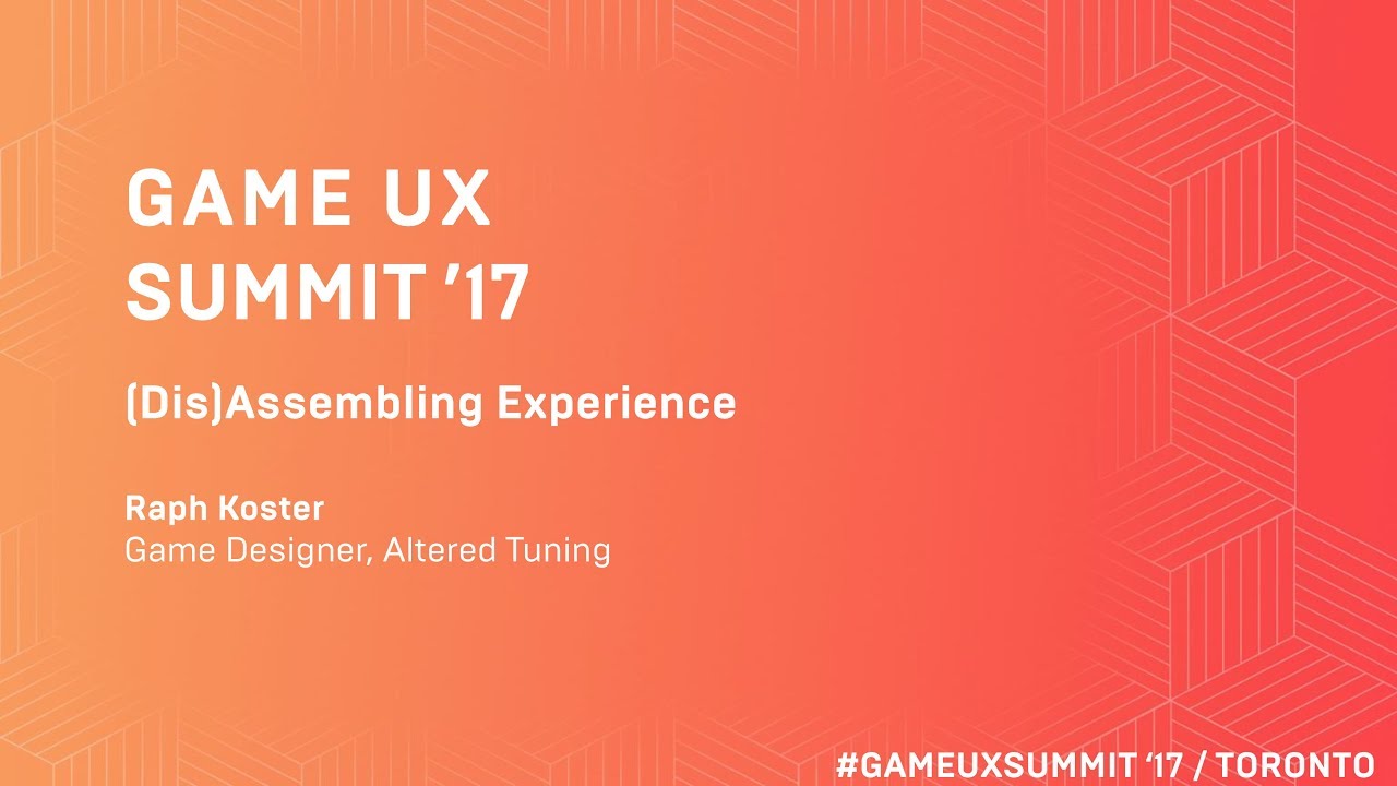 (Dis)Assembling Experience